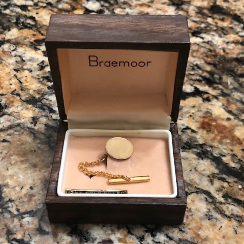 Braemoor 12KT Gold Filled Tie Tack Vintage